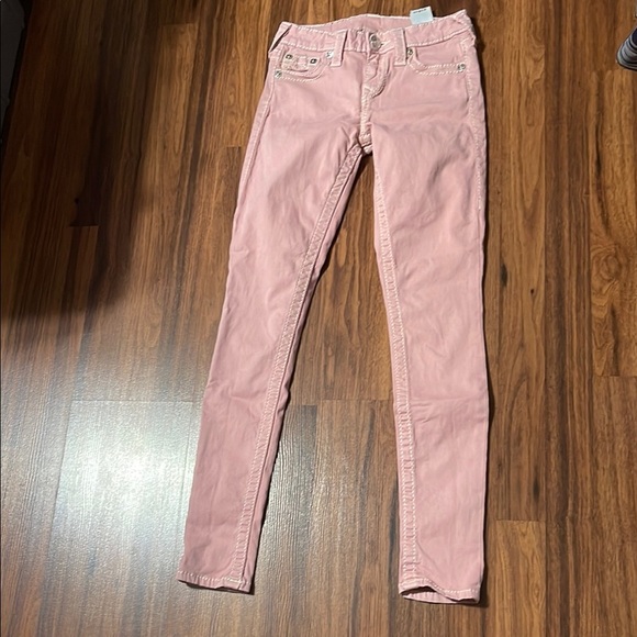 True Religion Pink Women's Super Skinny Jeans size 25 - Picture 1 of 6